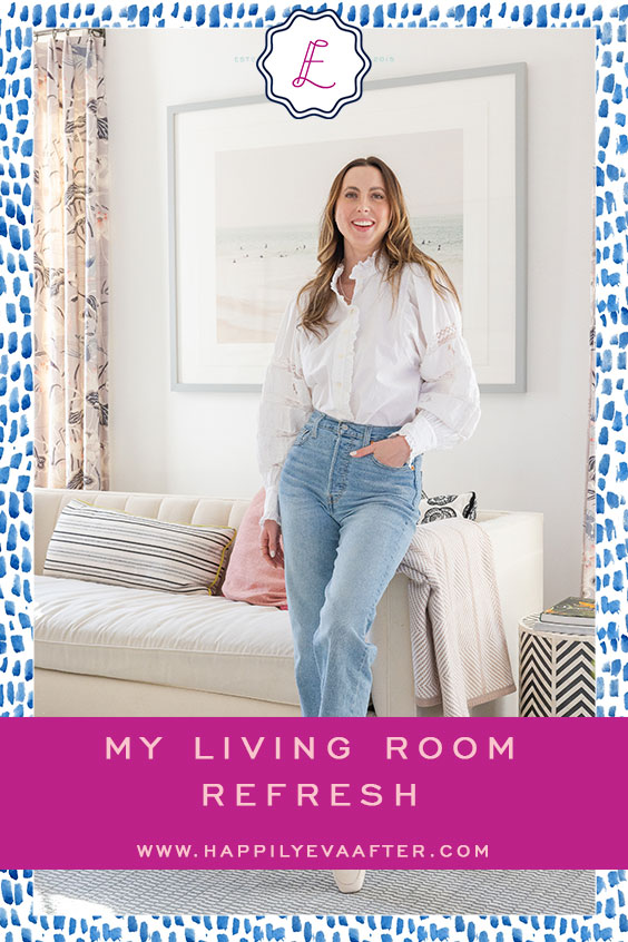 Eva Amurri shares her living room refresh