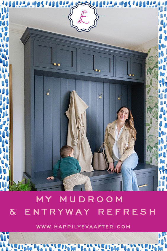 Eva Amurri shares her mudroom and entry way refresh