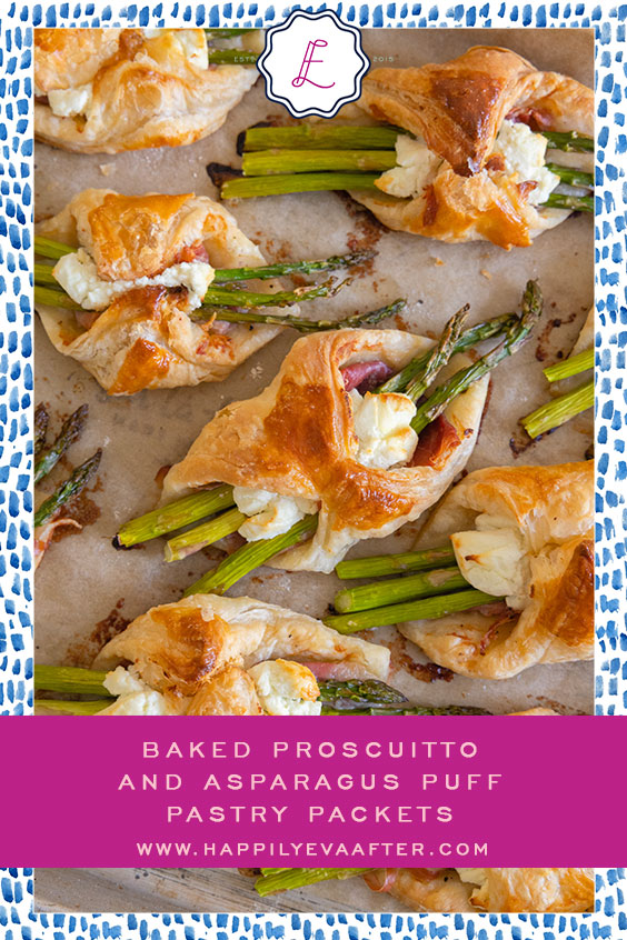 Eva Amurri shares her Baked Prosciutto and Asparagus Puff Pastry Packet Recipe