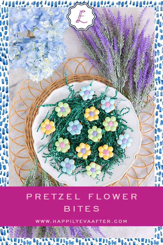 Eva Amurri shares her Pretzel Flower Bite recipe
