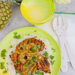 Eva Amurri shares her recipe for Hawaiian Chicken with Coconut Rice