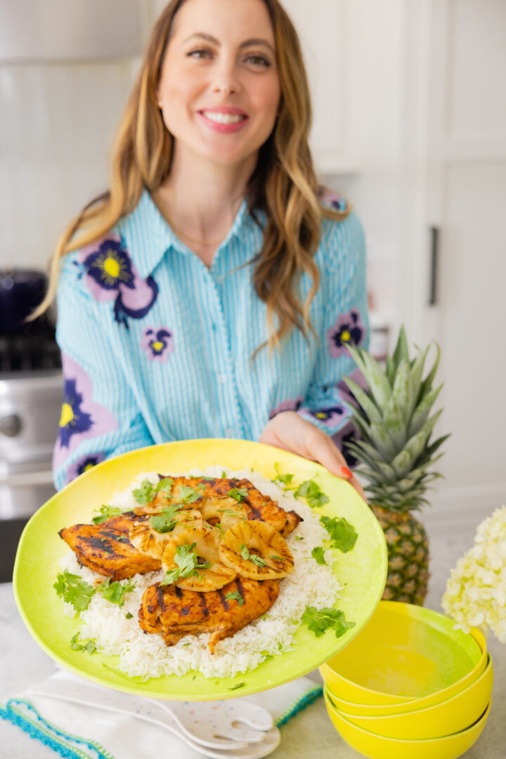 Eva Amurri shares her recipe for Hawaiian Chicken with Coconut Rice