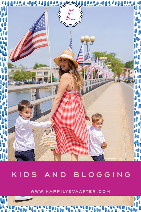 Eva Amurri shares her experience blogging with kids