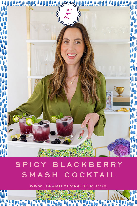 Eva Amurri shares her Spicy Blackberry Smash Cocktail