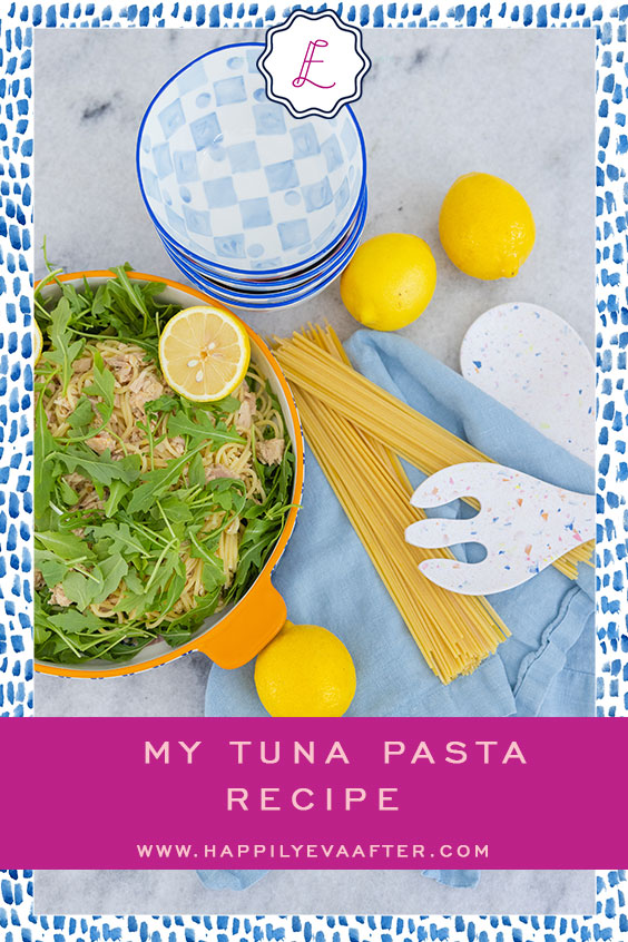 Eva Amurri shares her Tuna Pasta Recipe