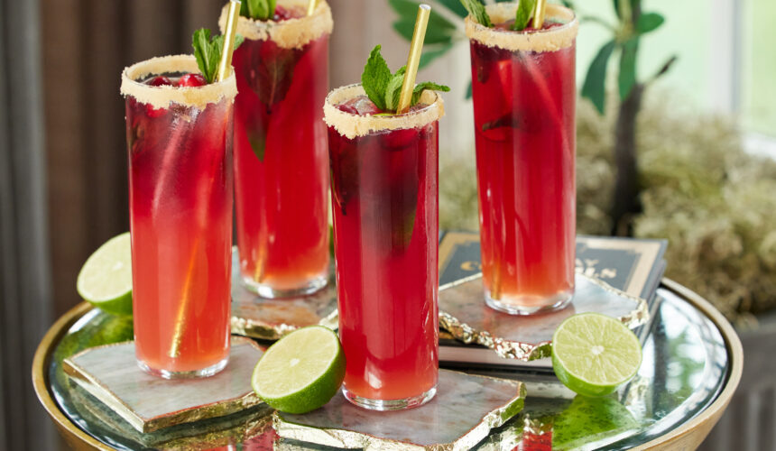 Eva Amurri shares her Blood Orange & Cranberry Mojito Recipe