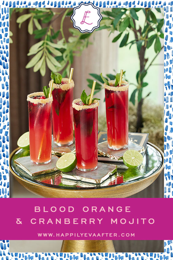 Eva Amurri shares her Blood Orange & Cranberry Mojito Recipe