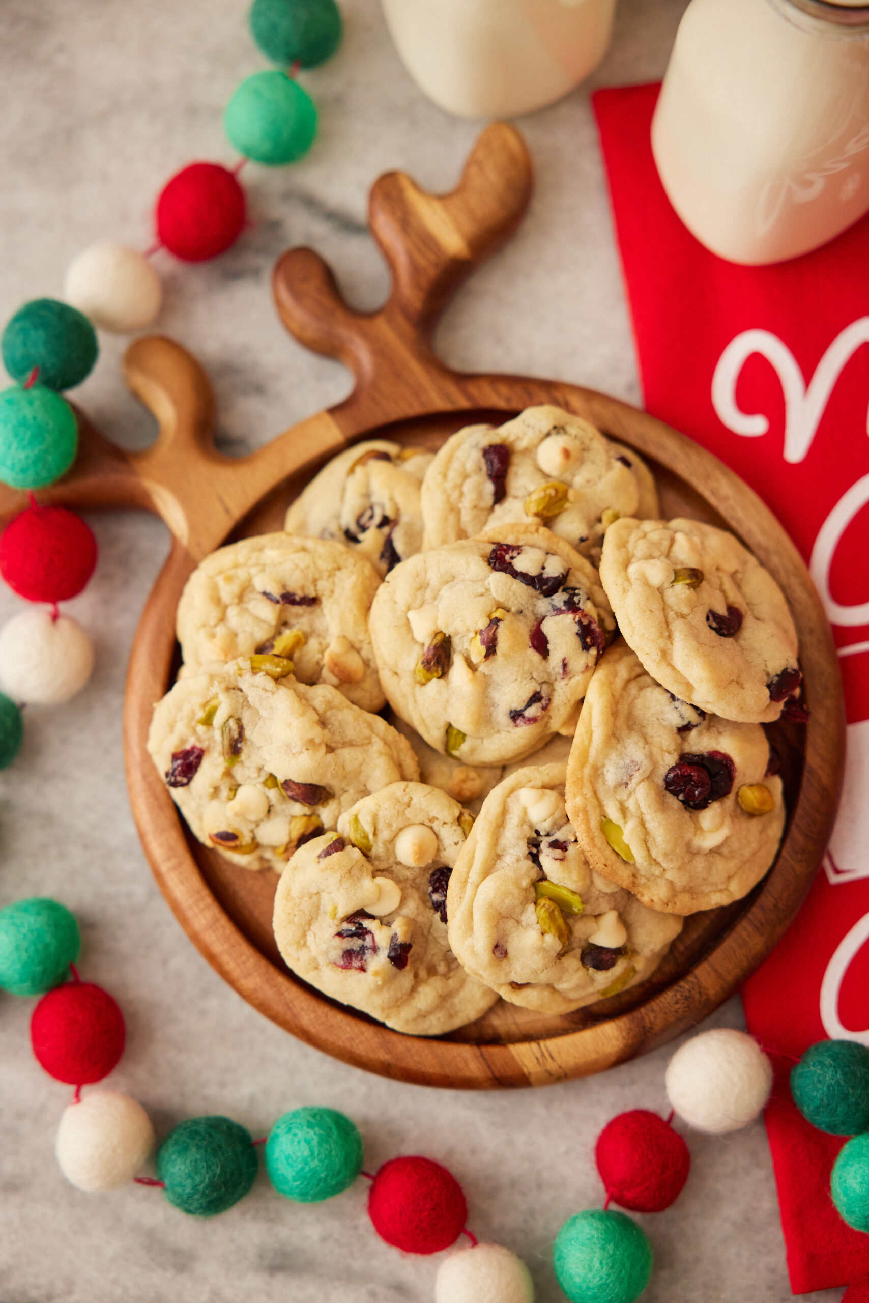 White Chocolate Cranberry Pistachio Cookies – Happily Eva After