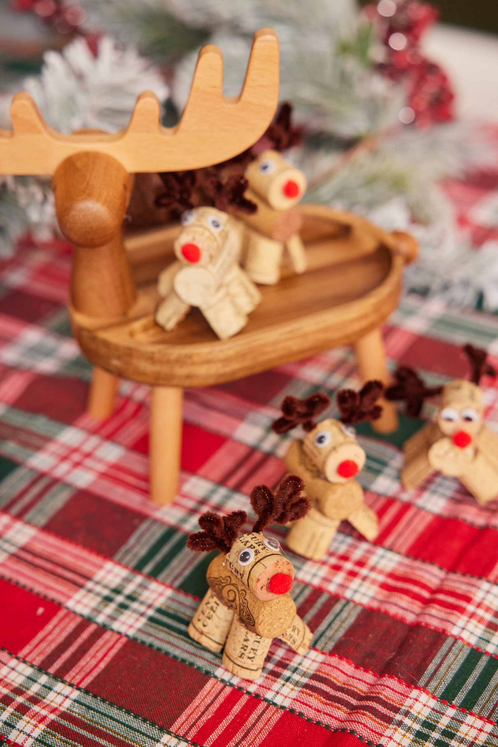 DIY Wine Cork Reindeer - Happily Eva After
