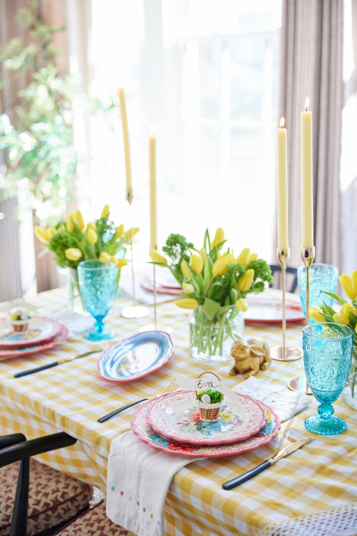 Eva Amurri shares her Easter Tablescape for this year.