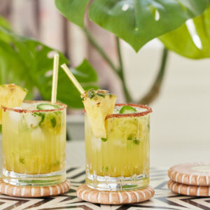 Eva Amurri shares her her Spicy Pineapple Margarita Mocktail