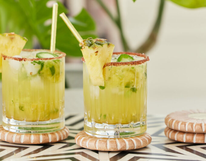 Eva Amurri shares her her Spicy Pineapple Margarita Mocktail