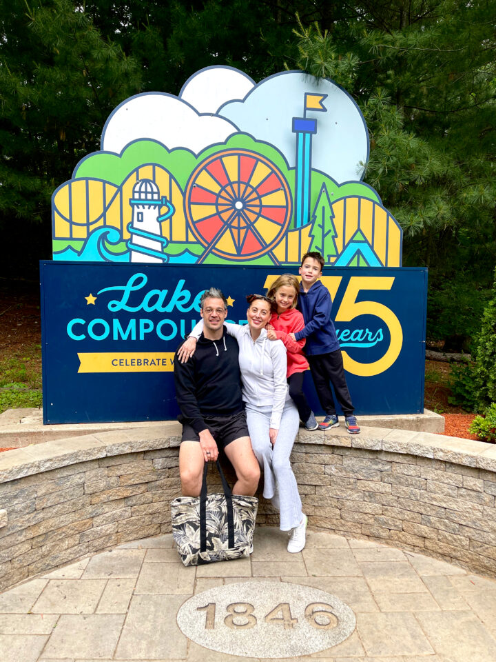 Eva Amurri shares her family fun day at Lake Compounce