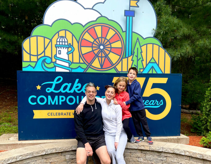 Eva Amurri shares her family fun day at Lake Compounce